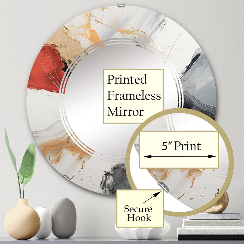 Miroir mural Zerbe, 24 po x 24 po