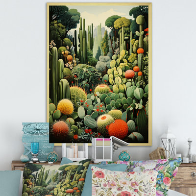 " Cactus Olive Oasis "
