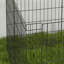 Dog Pen 8 Panel Portable Foldable with Door for Medium Dogs 76Hcm