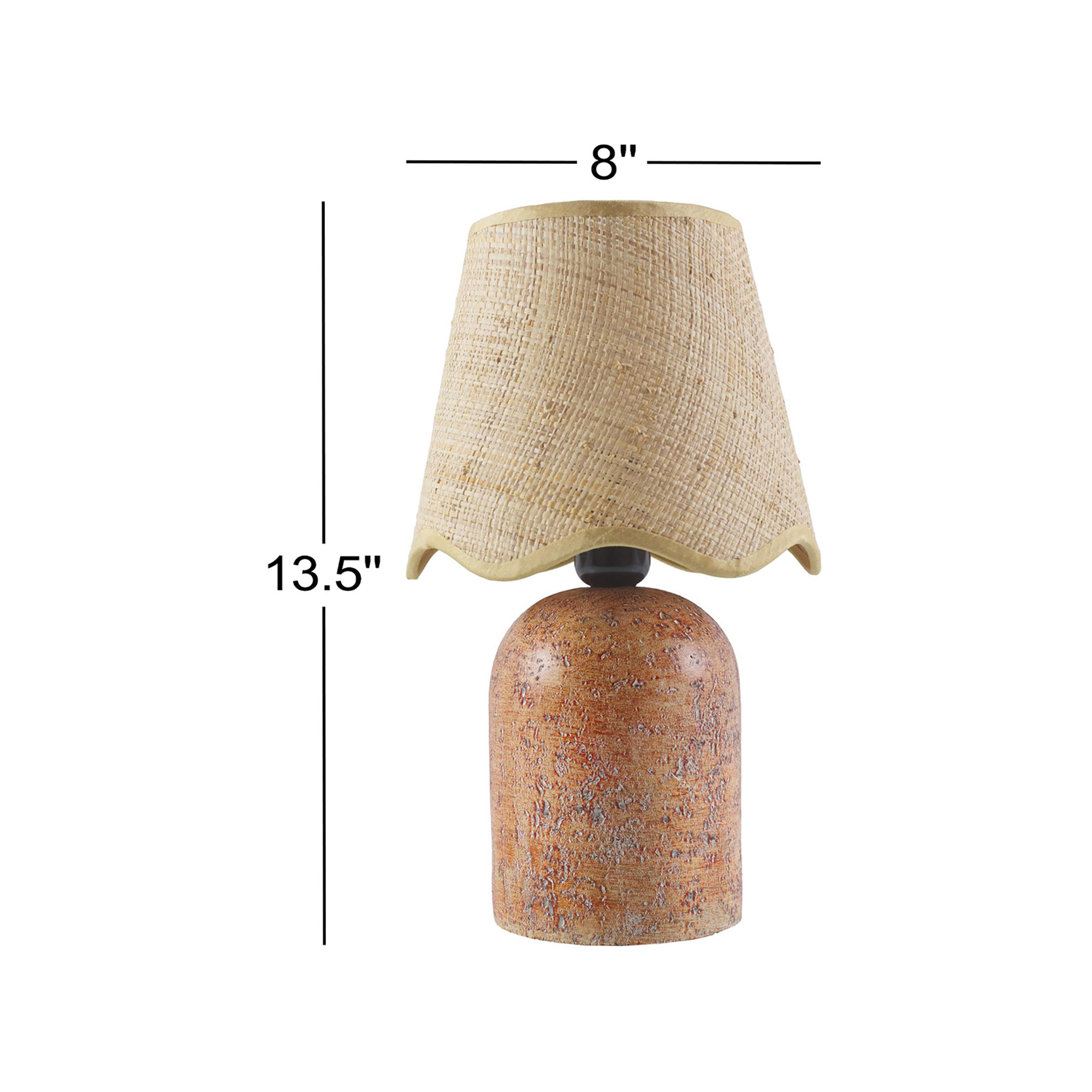 Margaret Accent Table Lamp, Red
