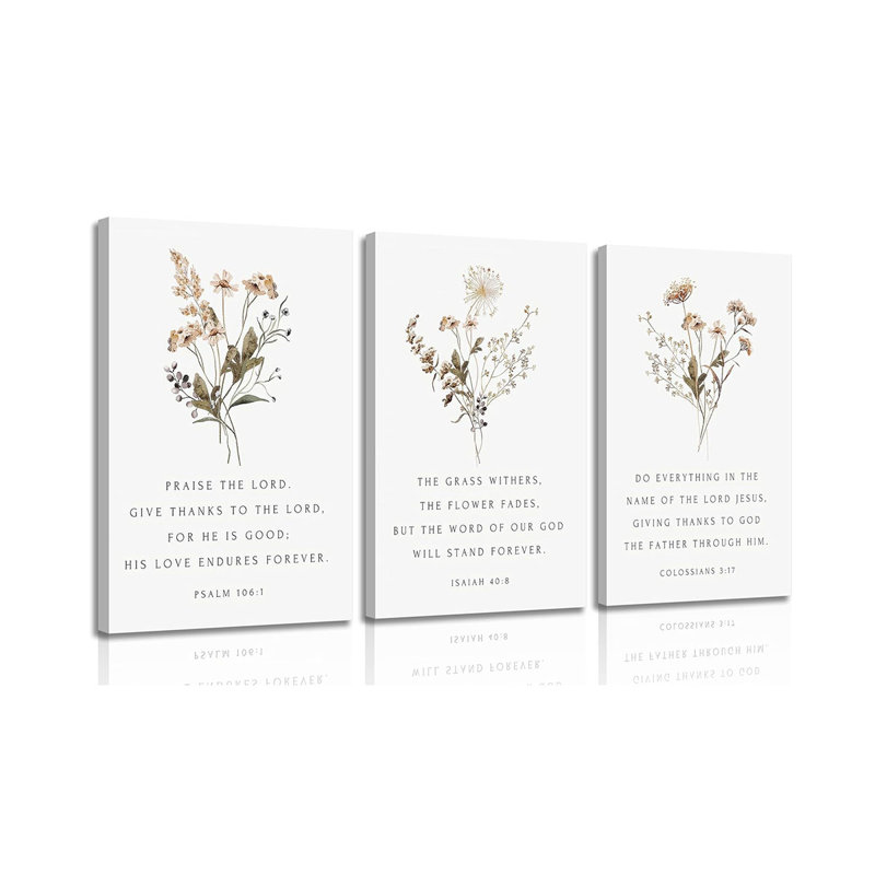 3 Piece Wrapped Canvas Print