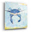 «Blue Crab VI» par Phyllis Adams, art mural en verre acrylique-101650169
