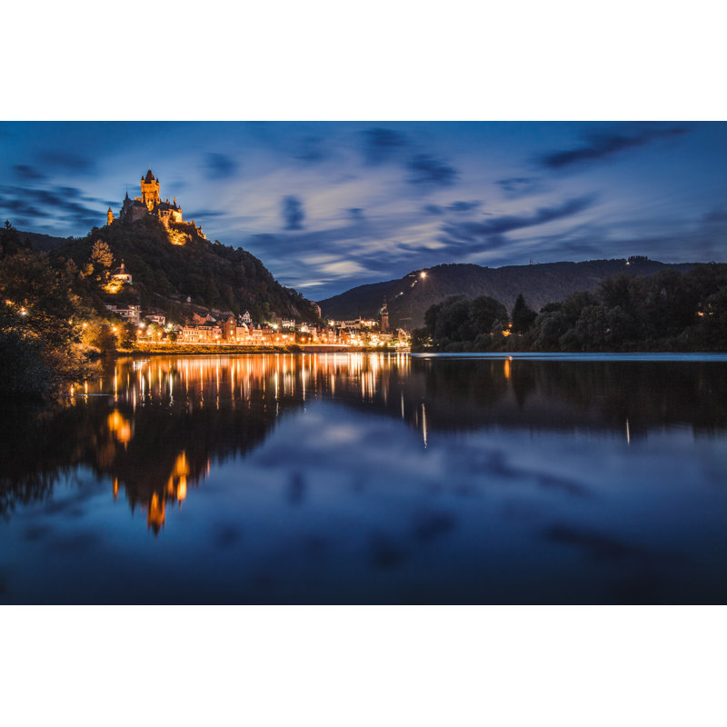 Town By The River by Markus Wegmann - Wrapped Canvas Print, 30cm H x 46cm W
