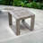 Asther Square Teak Outdoor Side Table , 17'' in. W 17'' in. D