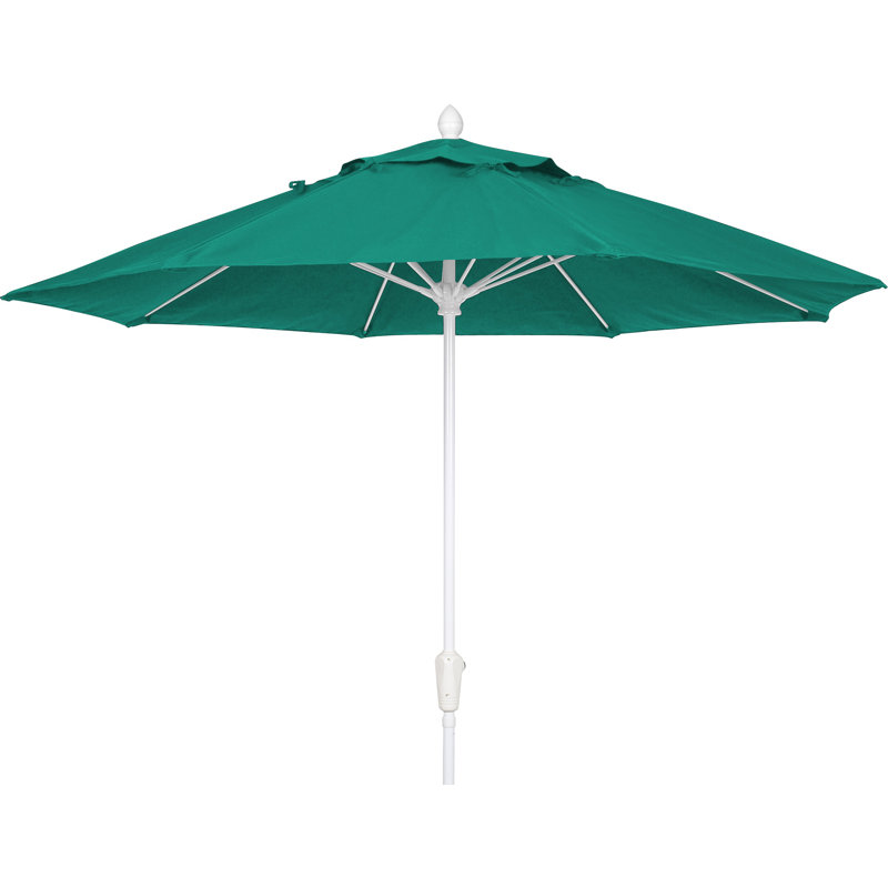 Parasol de marché 7,5 pi Prestige, Blanc, Sarcelle