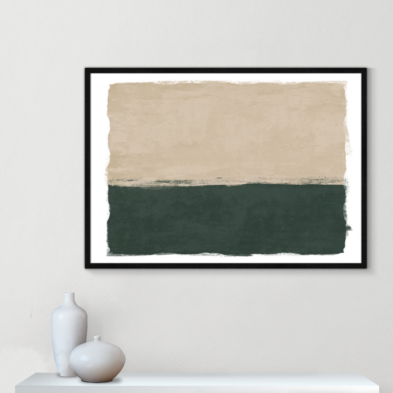 «Emerald Forest II - Landscape Version Print» par Natalie Carpentieri, Grain de bois noir, L 41,5 po x H 29,5 po