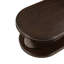 Table basse ovale en bois avec rangement ouvert-1040276081