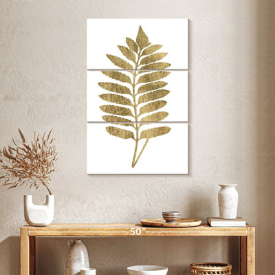 Harnek graphique fougère dorée II