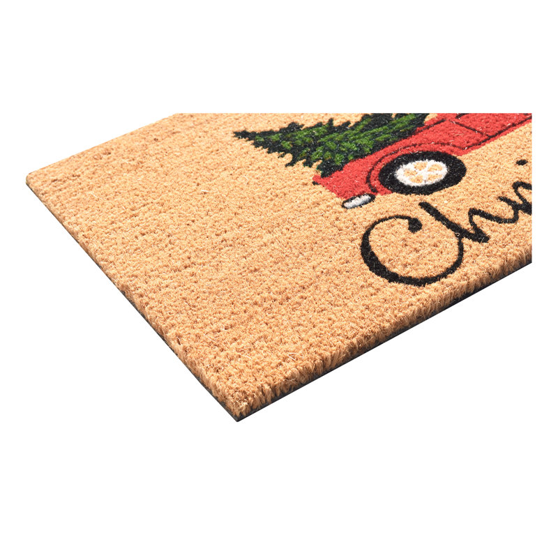 Wynn Non-Slip Christmas Outdoor Doormat, 29"L x 17"W