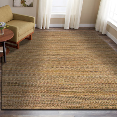 Modern Farmhouse Handmade Natural Fiber Jute Indoor Area Rug with Cotton Backing