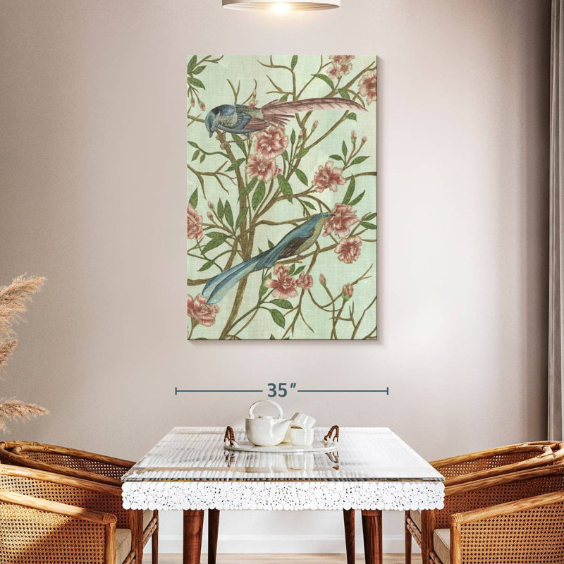 Brampt Delicate Chinoiserie IV, 48" H x 32" W