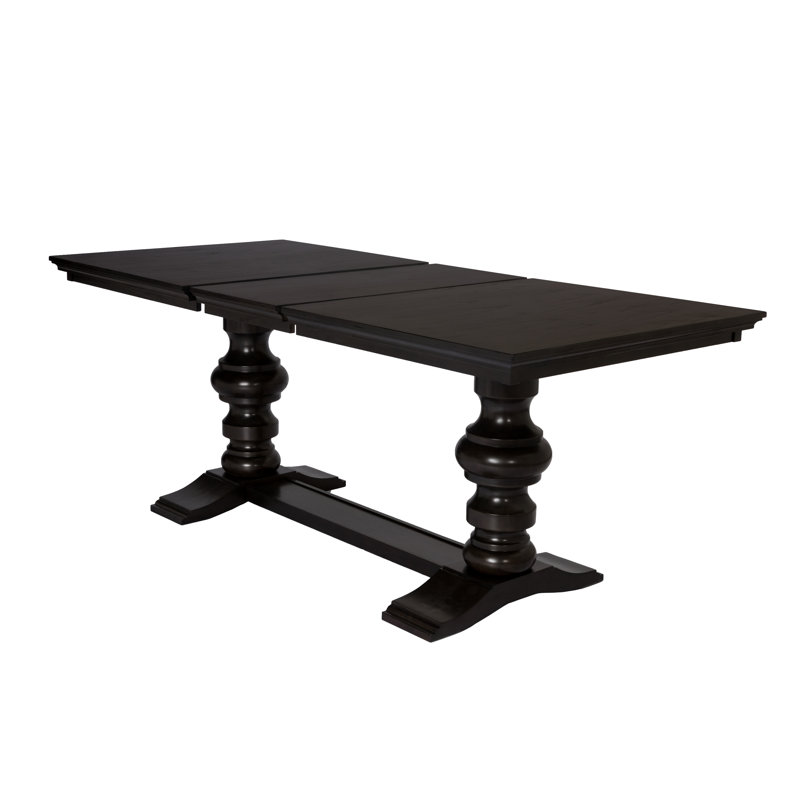 Sabin - Person Extendable Double Pedestal Dining Set, 7, Grey