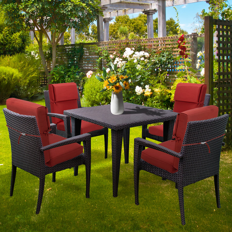 4.1" Outdoor Seat / Back Cushion, Red
