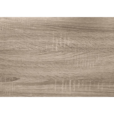 Bureau incliné de 155 cm de hauteur pour intérieur contemporain - Finition taupe marron avec rangement, stratifié
