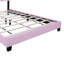 Upholstered Bed Frame with Adjustable Features,Girl's Favourite Collection