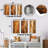 Brown Tree Bark Essence II - Tree Metal Art Print Set Of 3-1109657053