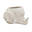 Jardinière décorative sable et ciment avec finition beige texturée 8,3 po x 7 po x 4,7 po pour les plantes grasses décoratives