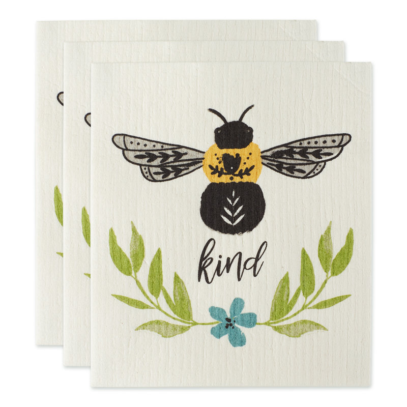 Linge à vaisselle suédois Bee Kind