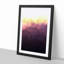 Sun over a Mountain Range in Abstract - Framed Print-55727262-55727263
