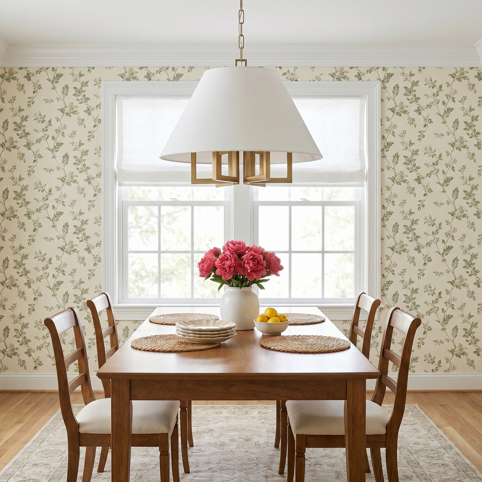 6 - Light Metal Dimmable Chandelier