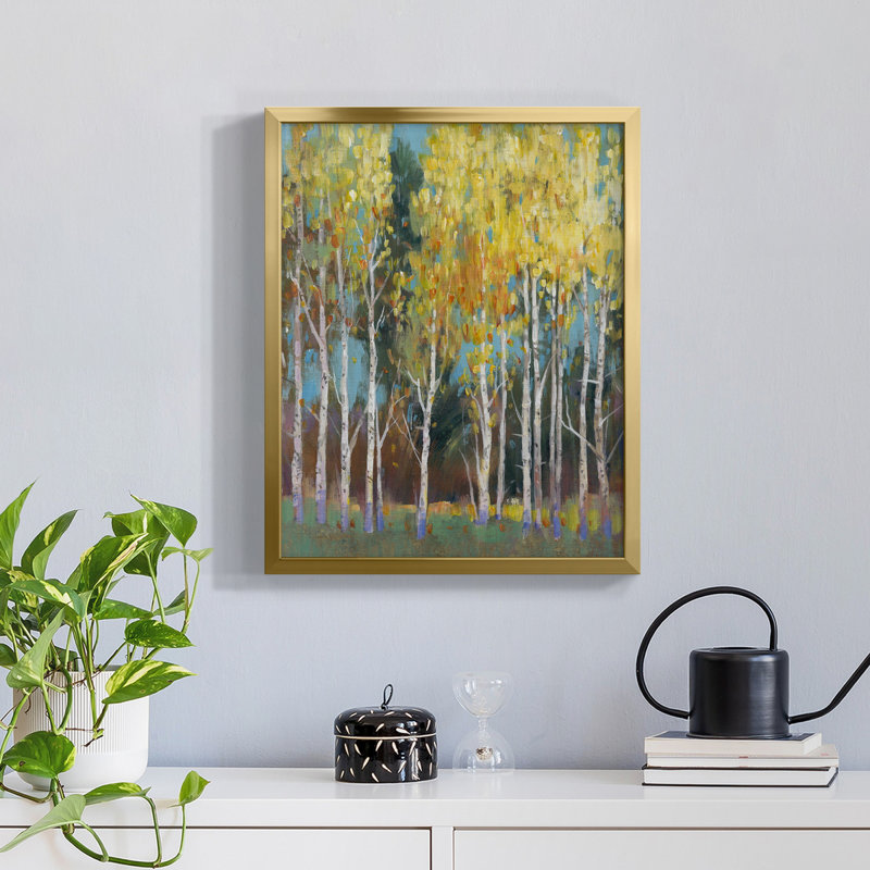 Aspen Grove II - toile encadrée de qualité supérieure - prête à être accrochée