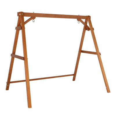 Crichton Wood Porch Swing Stand (without hanging swing)