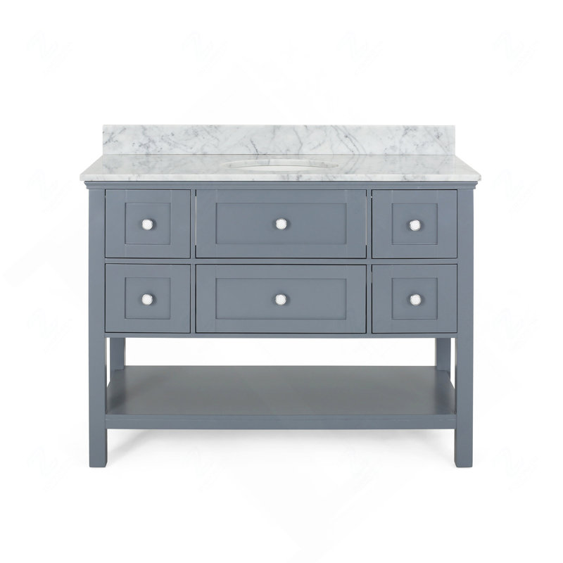 Armoire 48 ", Bouleau / gris