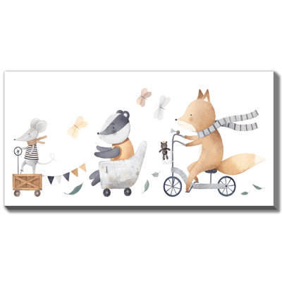 Animaux sur toile, art mural