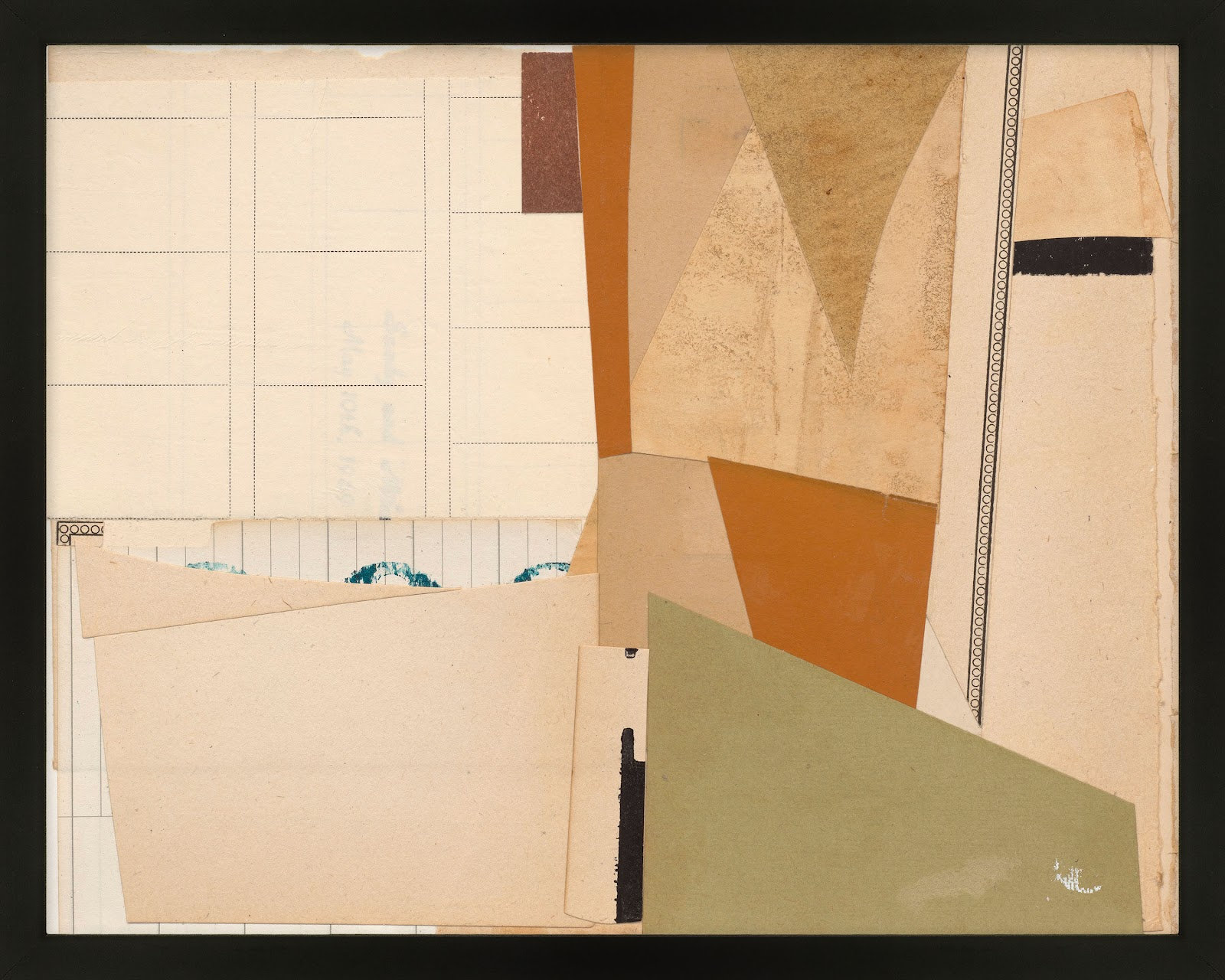 May 1969 Print by Sarah Short, Black Framed, 40" H x 50" W x 1.25" D