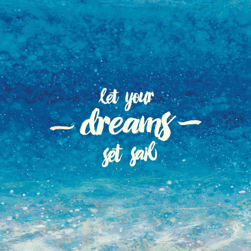 Underwater Quotes II, H 30 po x l 30 po, Non, Toile tendue