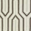 Tapis à motif géométrique en laine / coton tissé à la main Rodgers en brun / gris / beige-578754772