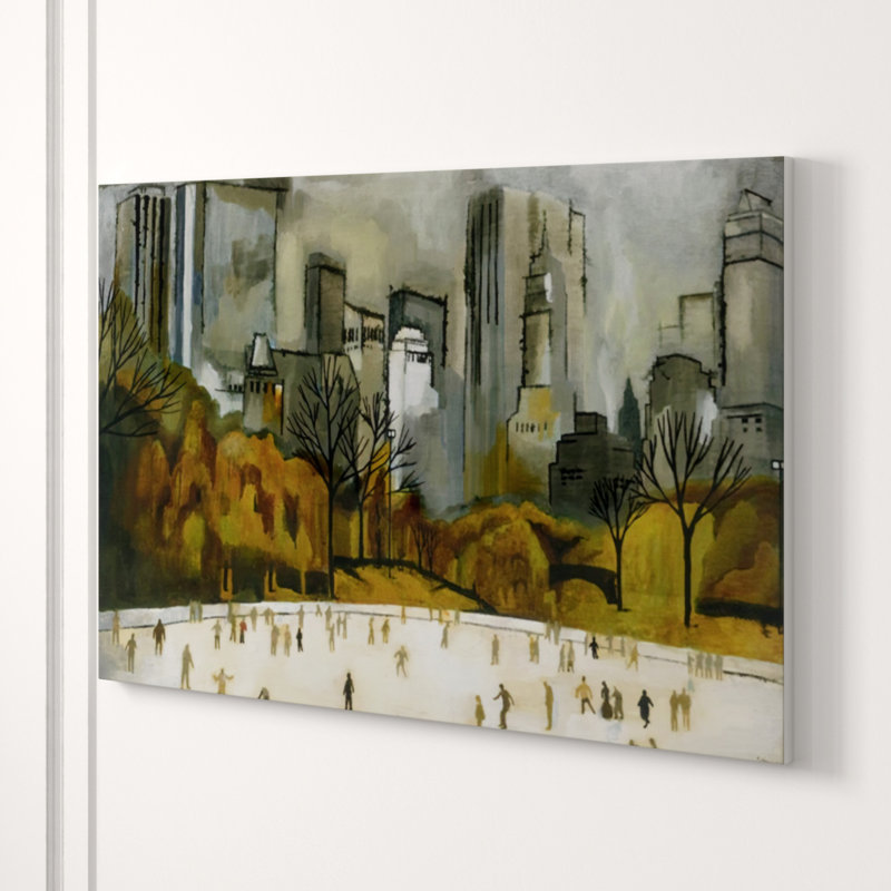 NY Central Park Print, Image Brush Gel, 40" H x 60" W