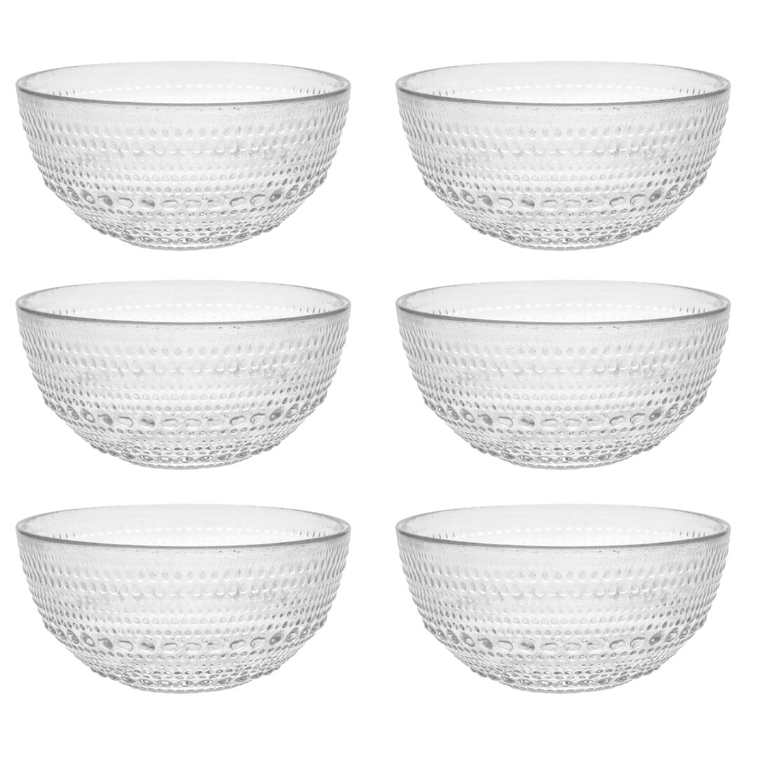 Fortessa Jupiter Vintage Glassware All Purpose Bowl (Set of 6) Fortessa