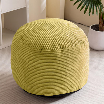 Pouf rond rembourré