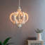 Lustre en bois French Country