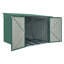 Globel 6 X 6 Green Metal Bike Shed-120901616