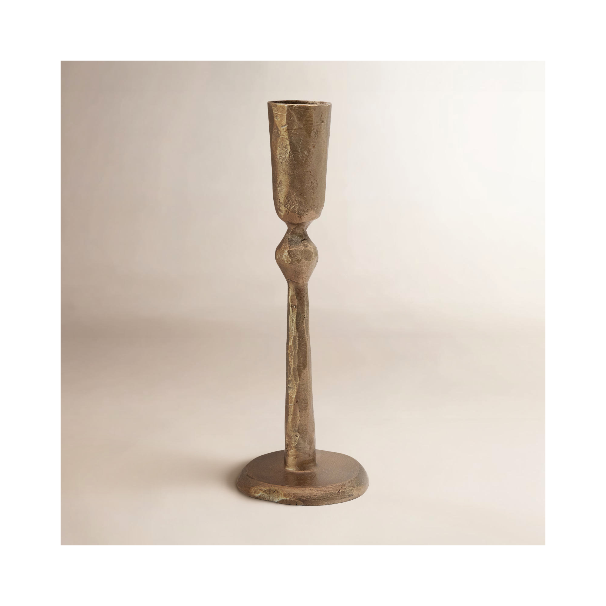 7" Stainless Steel Tabletop Candlestick