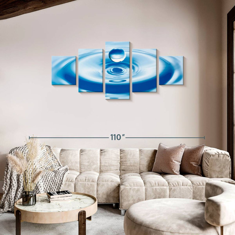 Droplet, 36" H x 80" W