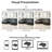 86.5'' Chenille Modular Sectional Sofa With Storage Pockets-1741565770