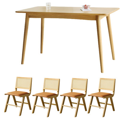 Solid Wood Dining Table Set