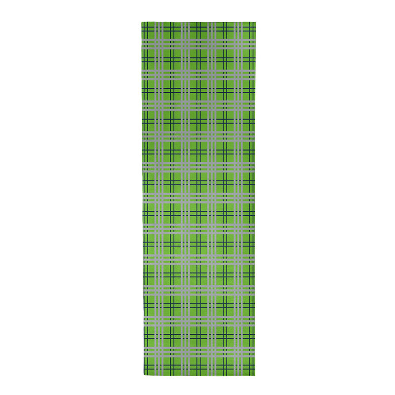 Tapis écossais vert, Rond 5 pi