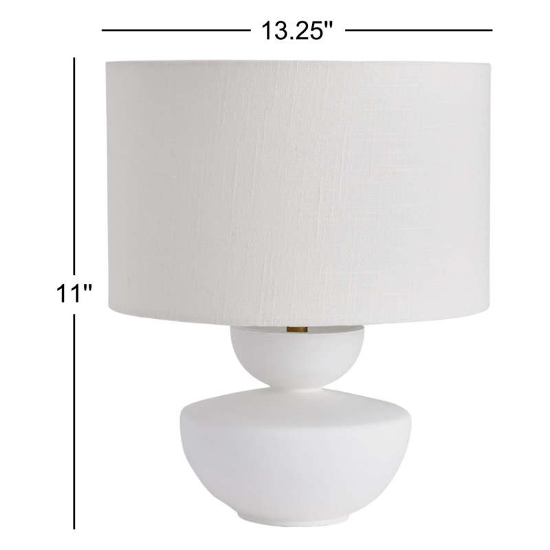 Lampe de table en bois massif Briles