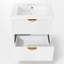 Ensemble de meuble-lavabo simple mural 24,03 "Resh