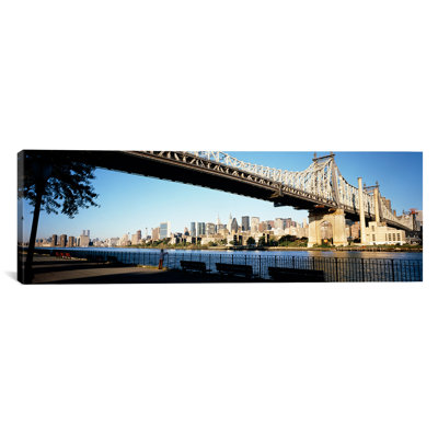 « Grandsboro bridge, manhattan, new york city », reproduction de photo sur toile