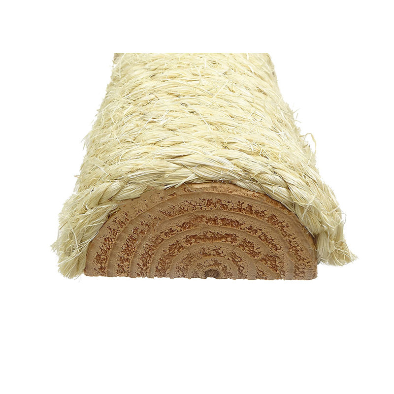Deluxe Beige Sisal and Carpet Cat Tree with Perches