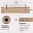 Avnish Solid Wood Floating Shelf-486341222-486341226