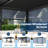 12 x 16 FT Motorized Louvered Pergola with Installation Video, Solar/USB Hybrid Power, 4 Auto Side Screens, Rainproof Roof & Rustproof Aluminum Frame, Remote LED Lights for Deck, Patio & Hot Tub-133438551