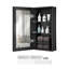 35.6mm W 61mm H Framed Medicine Cabinet Mirror 2 Adjustable