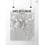 Melbourne City Map - No Frame Print-2067970078