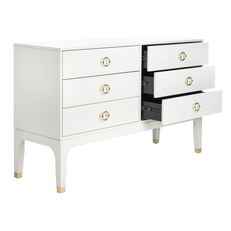 Longhin 56'' W 6 - Drawer Dresser, White